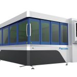 Жеңіл жолдар жүйесі бар 500w металл талшықты лазерлік кесетін машинаның пышақ үстелі