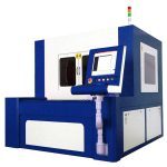 Жоғары дәлдіктегі металл бөлшектеріне арналған 380v 50 / 60hz талшықты лазерлік кескіш машина