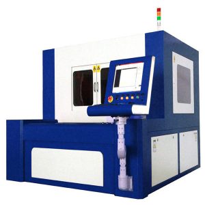 Жоғары дәлдіктегі металл бөлшектеріне арналған 380v 50 / 60hz талшықты лазерлік кескіш машина